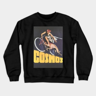 CosmosBicycles - Vintage Bicycle Poster from 1935 Crewneck Sweatshirt